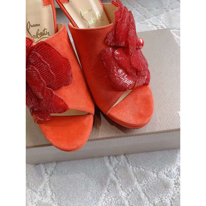 Christian Louboutin High Heeled Red Soul Shoes SH010120