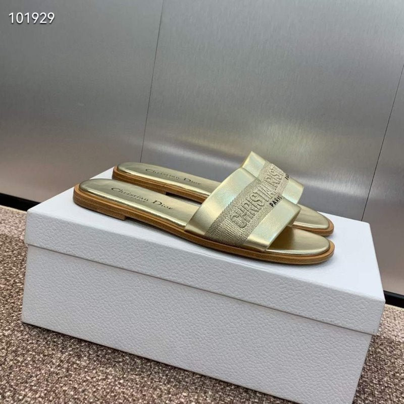 Dior CD Embroidery Sandals SH010138