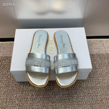 Dior CD Embroidery Sandals SH010144