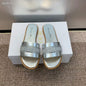 Dior CD Embroidery Sandals SH010144