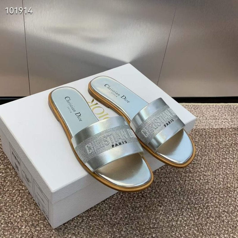 Dior CD Embroidery Sandals SH010144