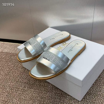 Dior CD Embroidery Sandals SH010144