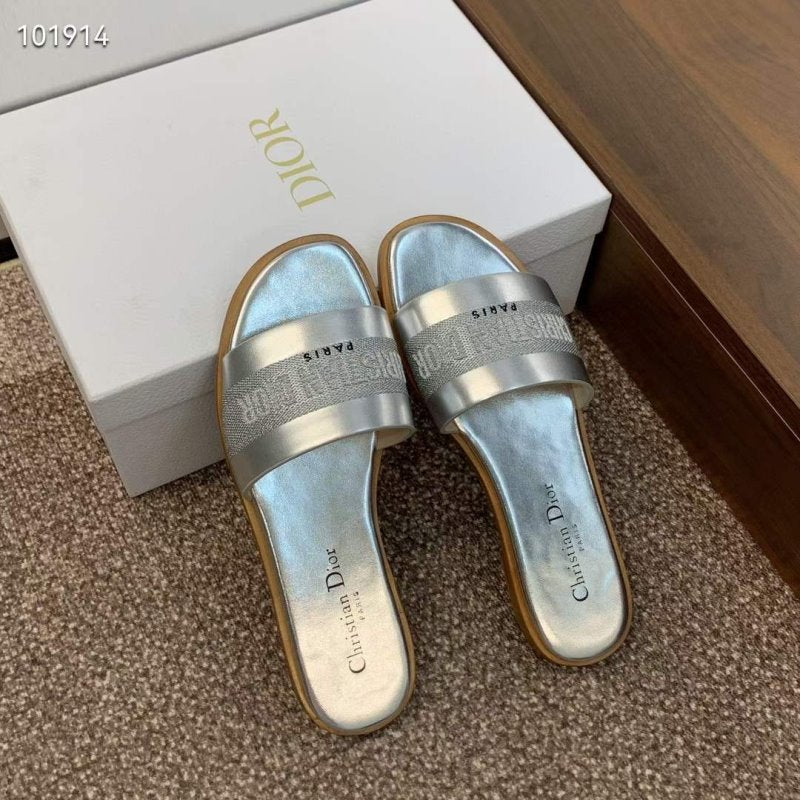 Dior CD Embroidery Sandals SH010144
