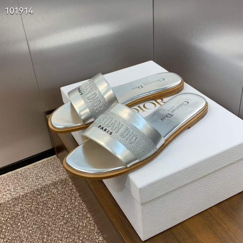 Dior CD Embroidery Sandals SH010144