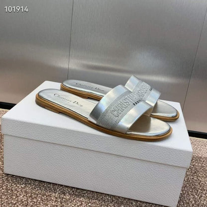 Dior CD Embroidery Sandals SH010144