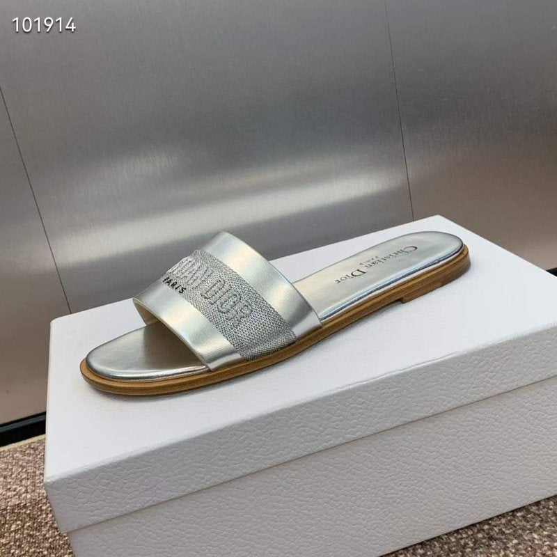 Dior CD Embroidery Sandals SH010144