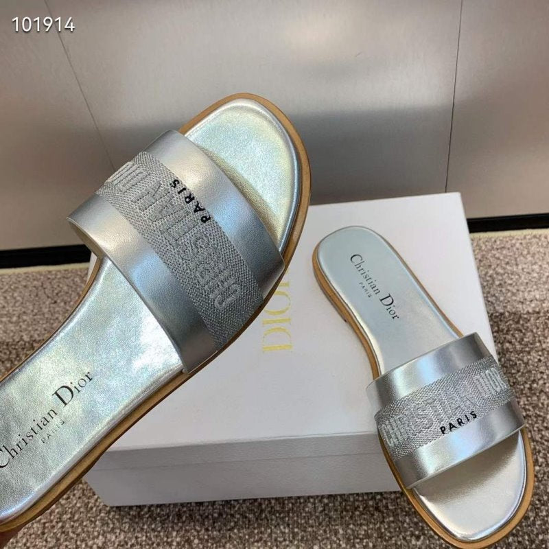 Dior CD Embroidery Sandals SH010144