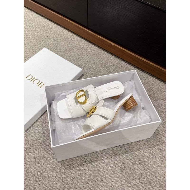 Dior Square Head Slippers  SH011118