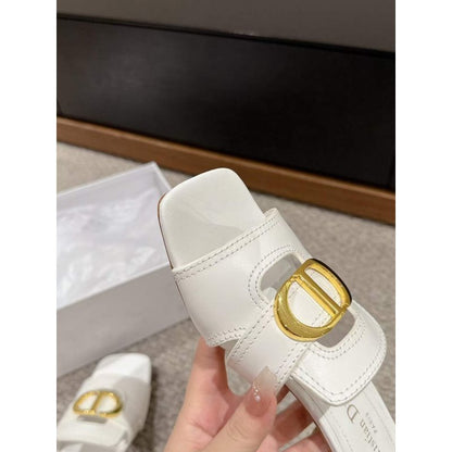 Dior Square Head Slippers  SH011118