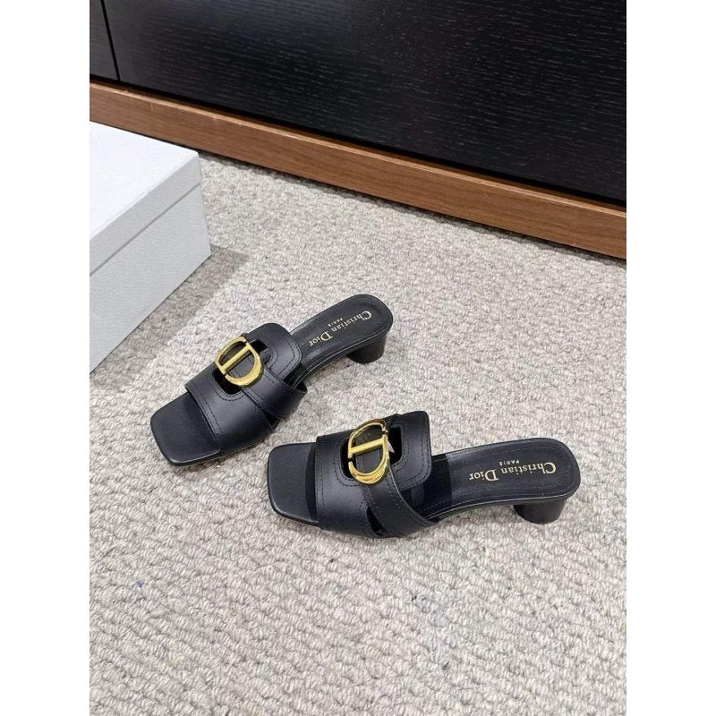 Dior Square Head Slippers  SH011119