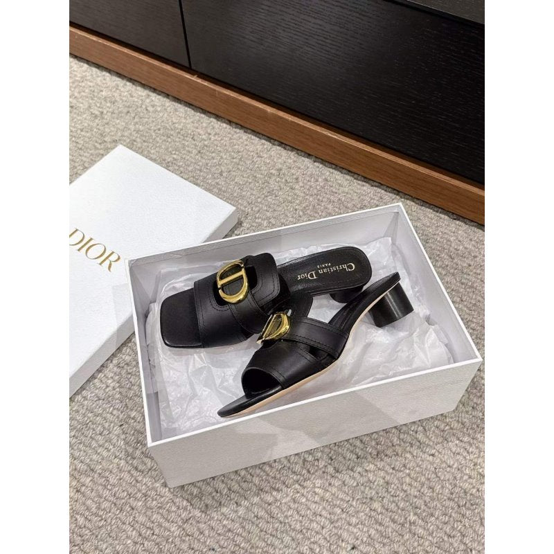 Dior Square Head Slippers  SH011119