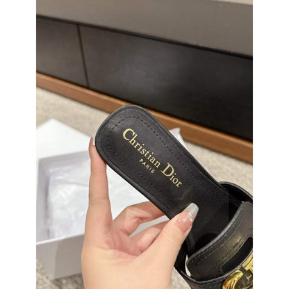 Dior Square Head Slippers  SH011119