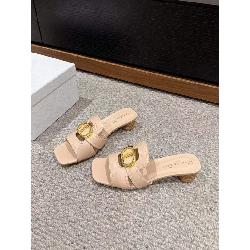 Dior Square Head Slippers  SH011120
