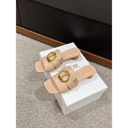 Dior Square Head Slippers  SH011120
