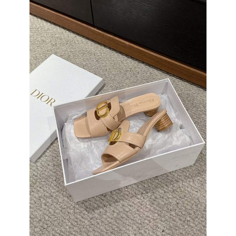 Dior Square Head Slippers  SH011120