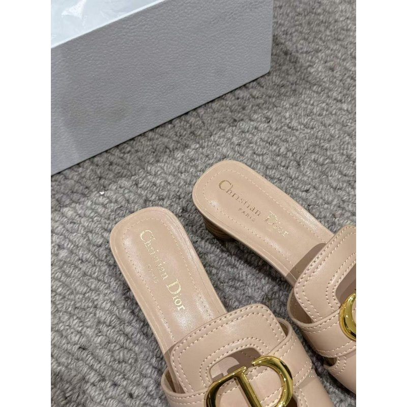 Dior Square Head Slippers  SH011120