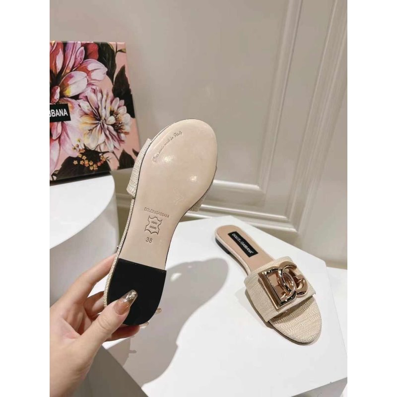 Dolce and Gabbana Hollow Slippers SH019971