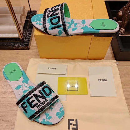 Fendi Classic Printed Slippers SH010152