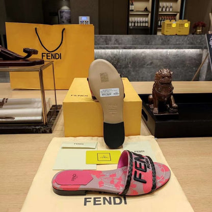 Fendi Classic Printed Slippers SH010154