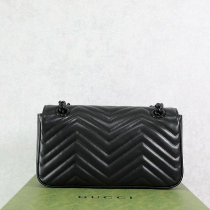 Gucci GG Marmont All Black Bag BG0525234