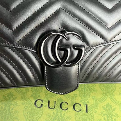 Gucci GG Marmont All Black Bag BG0525234