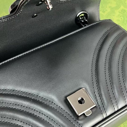 Gucci GG Marmont All Black Bag BG0525234