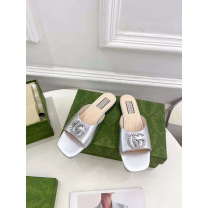 Gucci G Crystal Slippers SH010260