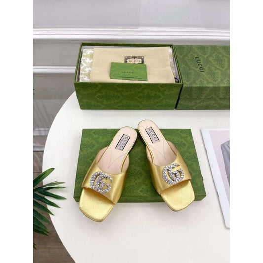 Gucci G Crystal Slippers SH010261