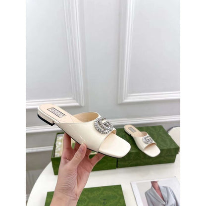 Gucci G Crystal Slippers SH010263