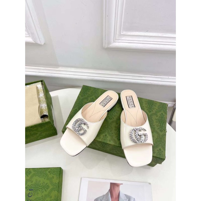 Gucci G Crystal Slippers SH010263