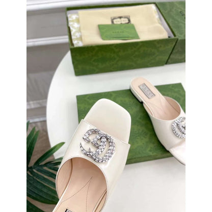 Gucci G Crystal Slippers SH010263