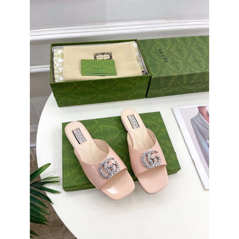 Gucci G Crystal Slippers SH010264