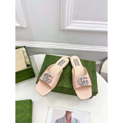 Gucci G Crystal Slippers SH010264