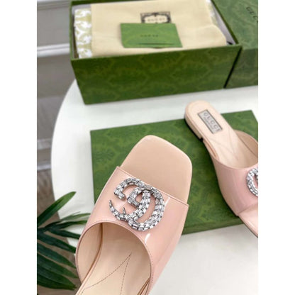 Gucci G Crystal Slippers SH010264