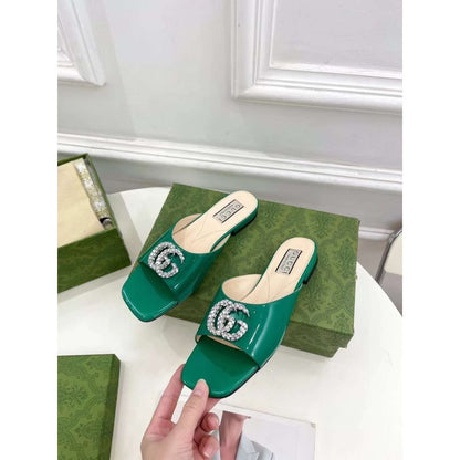 Gucci G Crystal Slippers SH010265