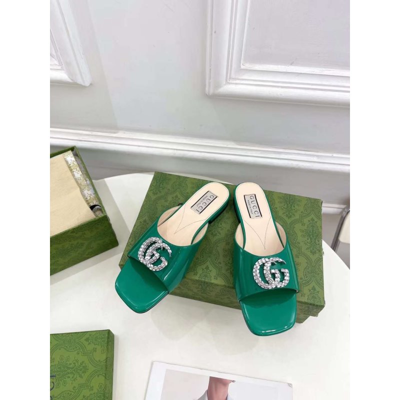 Gucci G Crystal Slippers SH010265