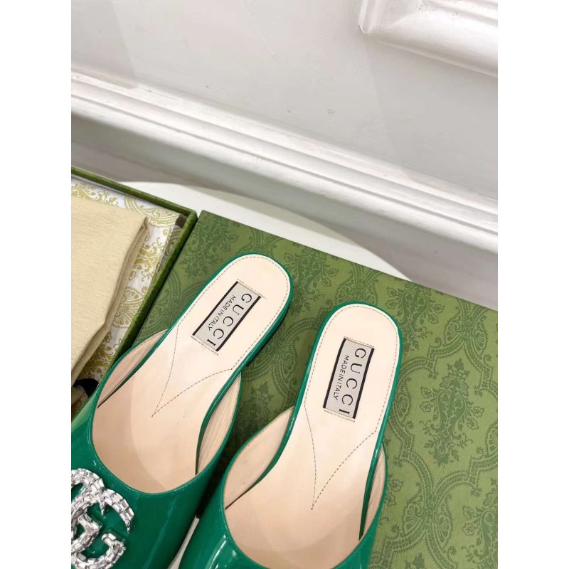 Gucci G Crystal Slippers SH010265