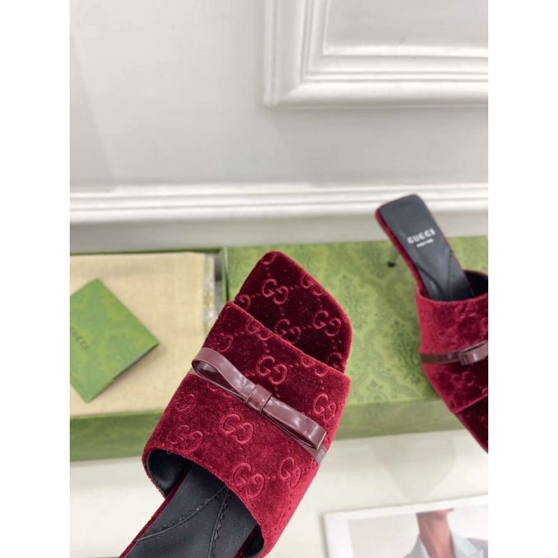 Gucci Heeled Slippers SH010238