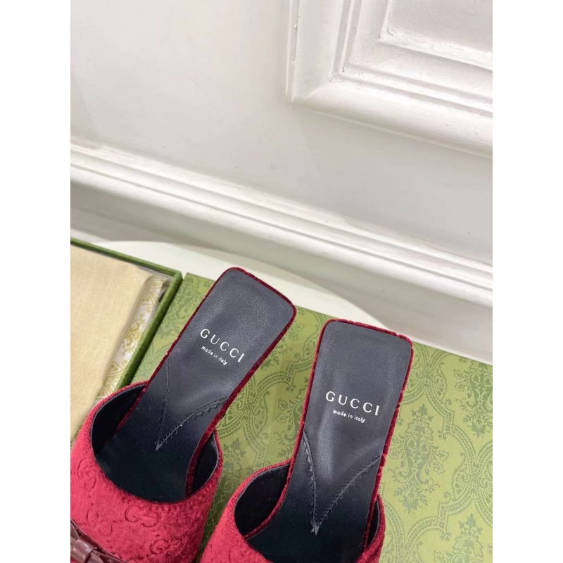 Gucci Heeled Slippers SH010238