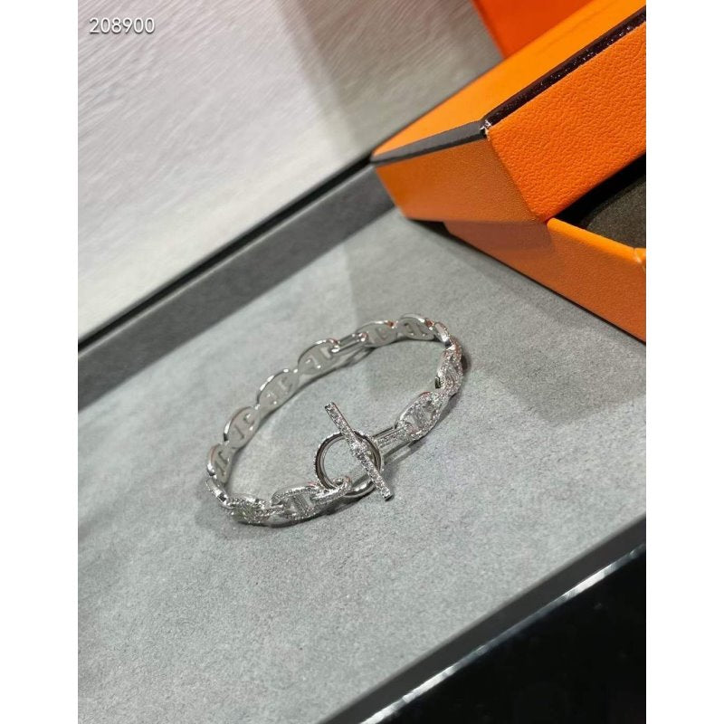 Hermes  Farandole Pig Nose Bracelet JWLH0003