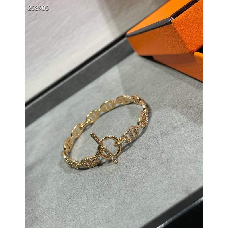 Hermes  Farandole Pig Nose Bracelet JWLH0003