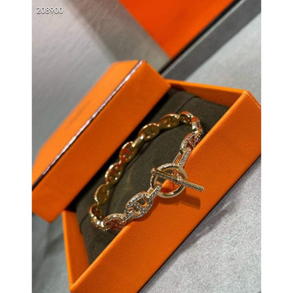 Hermes  Farandole Pig Nose Bracelet JWLH0003