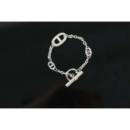 Hermes  Farandole Pig Nose Bracelet JWLH0016