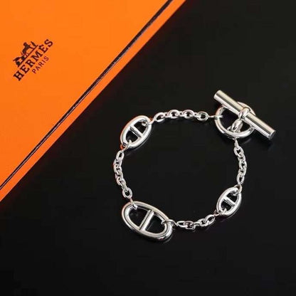 Hermes  Farandole Pig Nose Bracelet JWLH0038