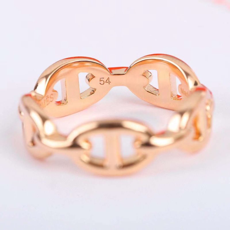 Hermes  Farandole Pig Nose Classic Ring JWLH0006