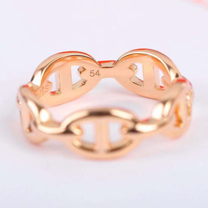 Hermes  Farandole Pig Nose Classic Ring JWLH0006