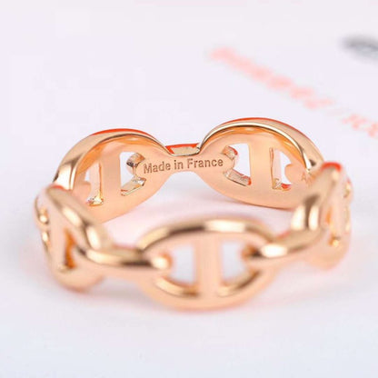 Hermes  Farandole Pig Nose Classic Ring JWLH0006