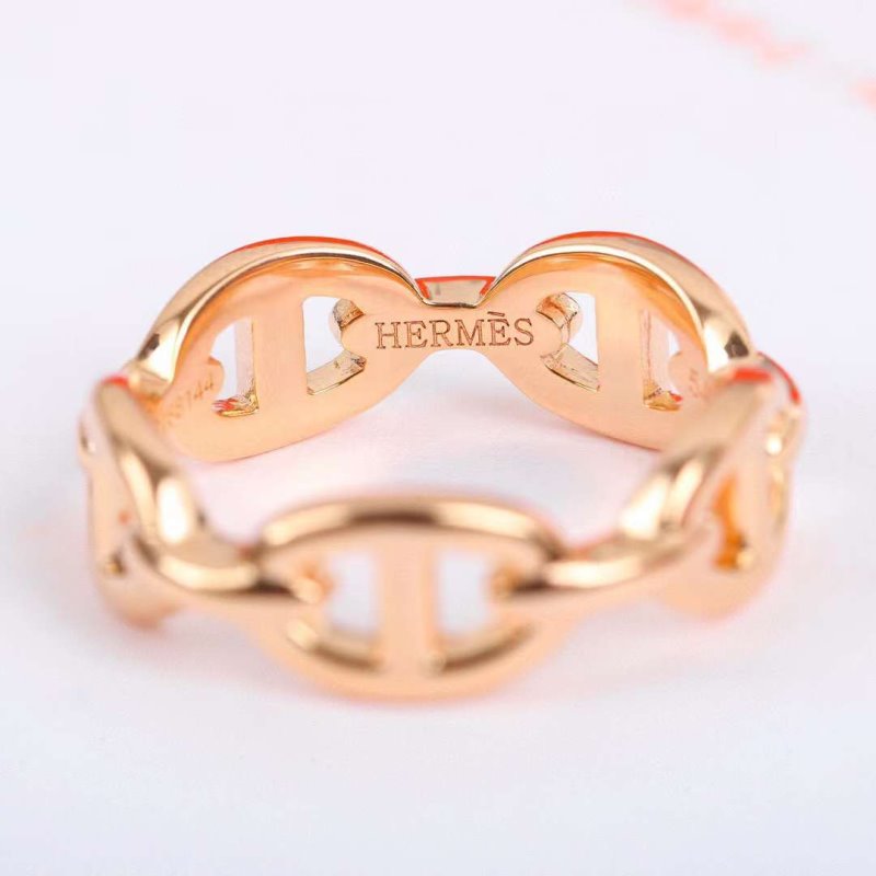 Hermes  Farandole Pig Nose Classic Ring JWLH0006