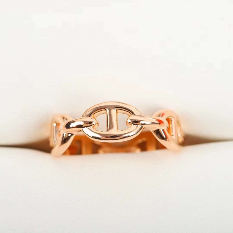 Hermes  Farandole Pig Nose Classic Ring JWLH0006