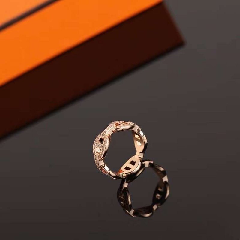 Hermes  Farandole Pig Nose Classic Ring JWLH0039